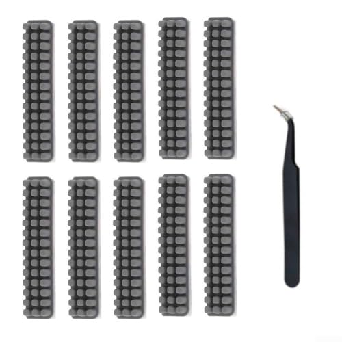 Für A1 Mini kompatibles Werkzeugset Premium Silikon Pinsel Kit (10 Stück) und Pinzette für effektive Wartung von ComfyHarbor