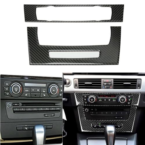 Für BMW 3er-Serie E90 E92 E93 2005 12 Kohlefaser Klimaanlage CD Panel Trim entworfen für langfristigen Gebrauch und Stil Für BMW 3er-Serie E90 E92 E93 2005 12 Kohlefaser Klimaanlage CD Panel Trim entworfen für langfristigen Gebrauch und Stil von ComfyHarbor
