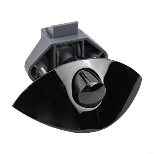 Halbmond-Griff aus Zinklegierung für erhöhte Sicherheit in Wohnwagen-Schränken und Schubladen (schwarz) von ComfyHarbor