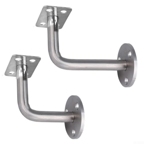 Handlaufhalterung aus 304 Edelstahl, fester Wandanschluss, Typ L (60 x 80 mm) von ComfyHarbor