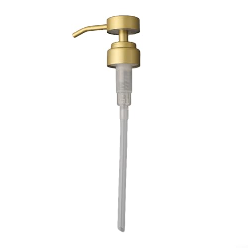 Heavy Duty für Edelstahl Push Type Pumpenkopf 28400 Gewinde, geeignet für Lotion- und Seifenspender mit leichtgängigem Dosiermechanismus (Gold) von ComfyHarbor