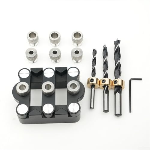 Holzbearbeitungs-Loch-Ortungswerkzeug mit verstellbarem Spannbereich für verbesserte Präzision bei DIY-Holzprojekten Holzbearbeitungs-Loch-Ortungswerkzeug mit verstellbarem Spannbereich für verbesserte Präzision bei DIY-Holzprojekten von ComfyHarbor