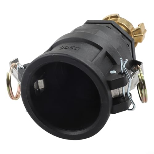 IBC-Adapter, 5,1 cm (2 Zoll), Schnellanschluss, kompatibel mit GeKa-Systemen, bietet sichere Kopplung an IBC-Behälter mit S60 x 6 Gewinde von ComfyHarbor