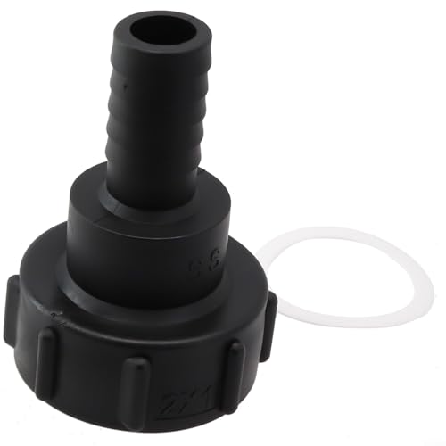IBC Tank-Wasserhahn-Anschluss mit S60 6 Grobgewinde für zuverlässigen Wasserverbrauch (25 mm) von ComfyHarbor