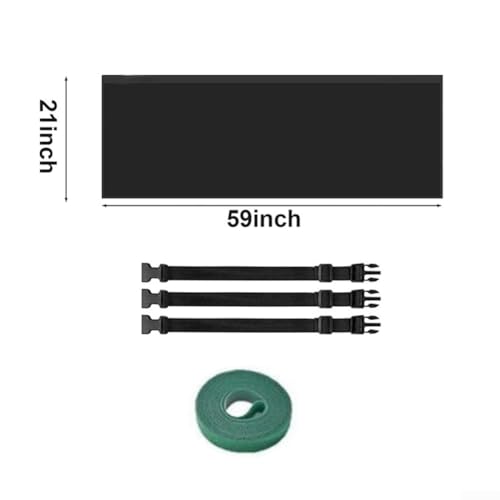 Isolierte Klimaanlagen-Schlauchhülse mit Aluminiumfolie, Schaumstoff und Neopren-Gummi für ganzjährige Energieeinsparung und Wärmeverlust-Prävention am AC-Auspuff (schwarz) von ComfyHarbor