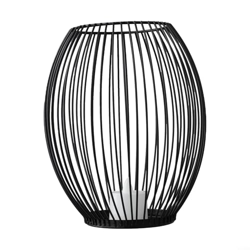 Kerzenhalter aus Metall, hohles Design, für eine gemütliche Atmosphäre zu Hause oder während der Feiern, (M) von ComfyHarbor