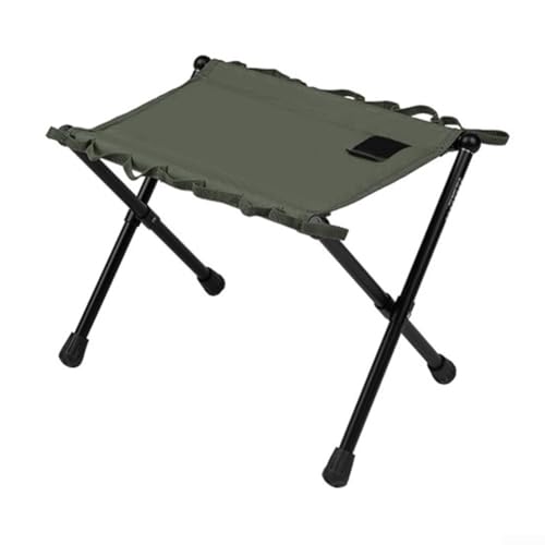 Kompakter Aluminium-Klappstuhl, ideal für Strandausflüge oder Konzerte, mit einfachen Aufbewahrungsmöglichkeiten, Grün von ComfyHarbor