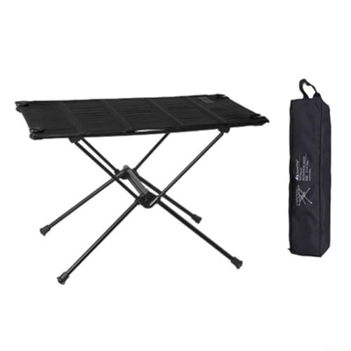 Kompakter tragbarer Tisch für Aktivitäten im Freien, Design für Picknicks und Grillabende (schwarz) von ComfyHarbor