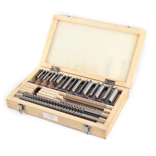Komplettes Keilnut-Broschenset mit Buchsen und Abstandshaltern für Stanz- und mechanische Zubehörverarbeitung Komplettes Keilnut-Broschenset mit Buchsen und Abstandshaltern für Stanz- und mechanische Zubehörverarbeitung von ComfyHarbor