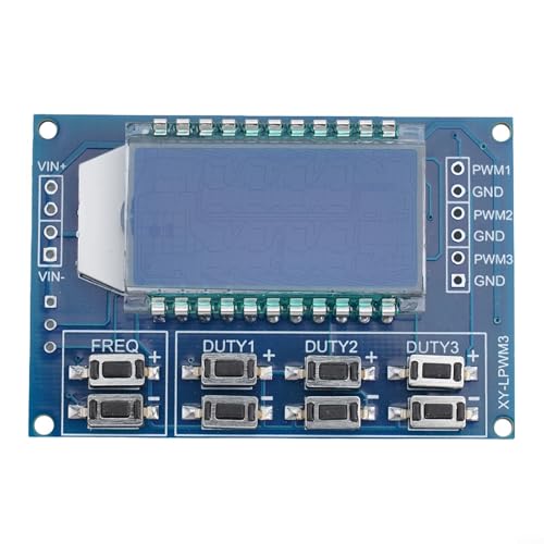 LCD-basiert für PWM-Signalgenerator, mehrere Kanäle mit unabhängiger Einschaltdauer für verschiedene Anwendungen von ComfyHarbor