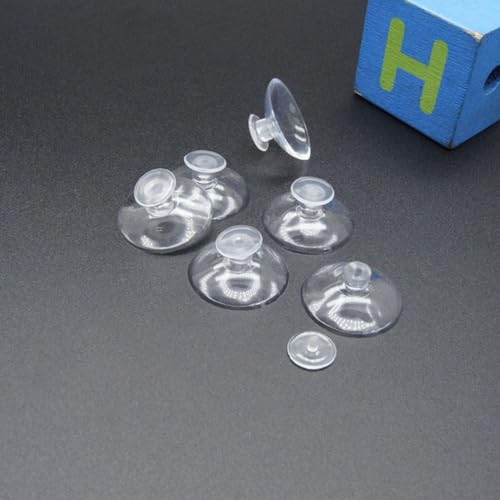 PVC-Saugnapf-Set enthält 10 transparente Saugnäpfe und Reißzwecken für einfache Anwendung von ComfyHarbor