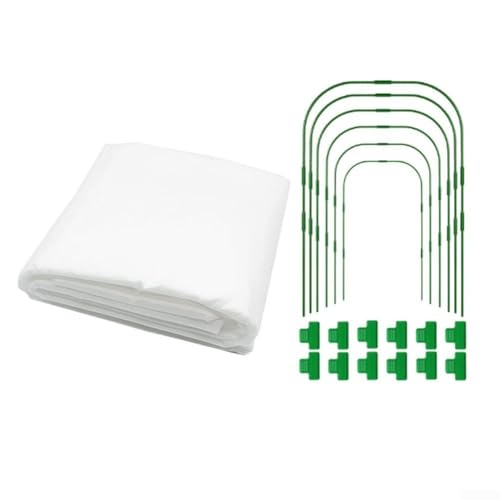 Pflanzenschutznetz mit Rahmen-Set, bietet Barriere gegen Schädlinge für Gemüse, Obst und Blumen, anpassbar an verschiedene Gartengrößen und -arten von ComfyHarbor