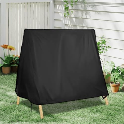 Premium Schaukelabdeckung für den Außenbereich, wasserdichter Schutz für alle Jahreszeiten (schwarz, 182 x 139 x 170 cm) von ComfyHarbor