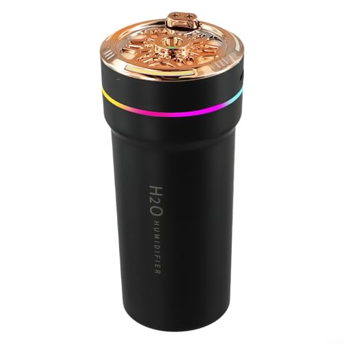 Tragbare Feuchtigkeitscreme mit 500 ml Fassungsvermögen, effizienter Betrieb mit automatischer Abschaltfunktion (schwarz) von ComfyHarbor