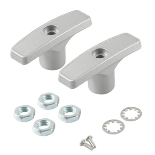 Wohnmobil-Ablaufventil-Griff-Set für Ersatz und Kontrolle von Wohnmobil-Ablassventil und zuverlässige Konstruktion (grau) von ComfyHarbor