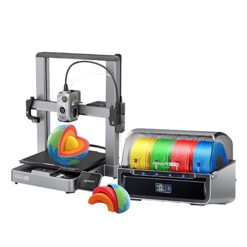 Creality Hi Combo 3D-Drucker,Mehrfarben-3D-Drucker mit CFS,500mm/s Hochgeschwindigkeit,automatische Nivellierung,automatische Filamenterkennung,26x26x30 cm Creality Hi Combo 3D-Drucker,Mehrfarben-3D-Drucker mit CFS,500mm/s Hochgeschwindigkeit,automatische Nivellierung,automatische Filamenterkennung,26x26x30 cm von Comgrow