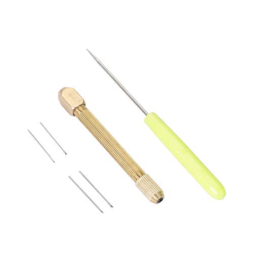 Comimark 1 Set 6 Stück Puppenhaare Wurzelhilfe Rehair Werkzeug Halter mit 5 extra Nadeln von Comimark