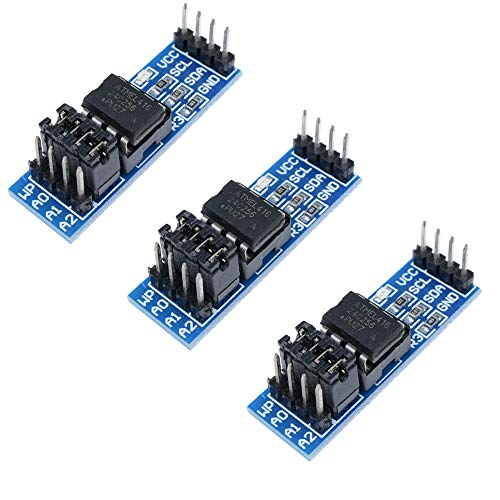 Comimark 3 Stück AT24C256 Serielle EEPROM I2C Schnittstelle EEPROM Datenspeichermodul für PIC Comimark 3 Stück AT24C256 Serielle EEPROM I2C Schnittstelle EEPROM Datenspeichermodul für PIC von Comimark