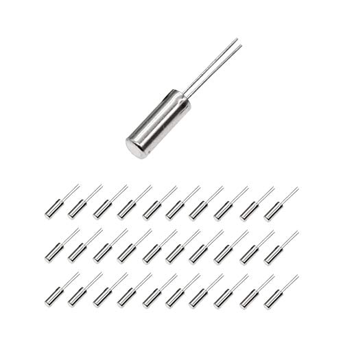 Comimark 30 Stück 32,768 KHz 32768HZ Kristall Oszillator 2 x 6 mm von Comimark