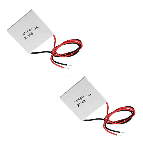 Comimark Thermoelektrischer Stromerzeuger SP1848-27145, Peltier TEG-Modul, 40 x 40 mm, 2 Stück von Comimark