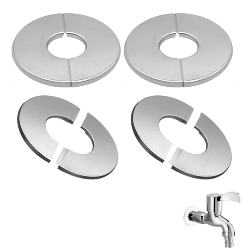4 Stück Heizungsrohr Rosette 24mm Rosetten Abdeckung Wasseruhr Abdeckrosette Edelstahl Rohrmanschetten Heizungsrohr Abdeckung Geteilte Rohrabdeckung Ventilkappe Rosette für Waschbecken Rohre 4 Stück Heizungsrohr Rosette 24mm Rosetten Abdeckung Wasseruhr Abdeckrosette Edelstahl Rohrmanschetten Heizungsrohr Abdeckung Geteilte Rohrabdeckung Ventilkappe Rosette für Waschbecken Rohre von Comioke