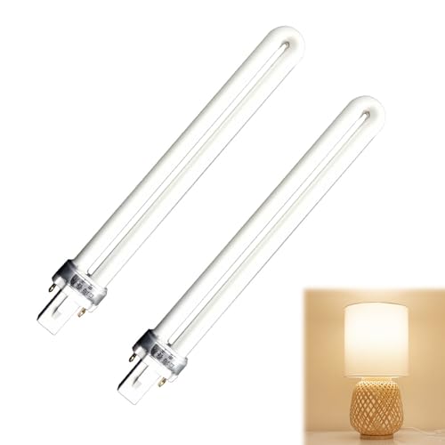 Comioke 2 Stück 11W Kompaktleuchtstofflampe, U-Förmige Energiesparlampe, G23 2-Polig 220V, Warmweiß für Wohnzimmer, Schlafzimmer, Flur (Nicht Dimmbar) von Comioke