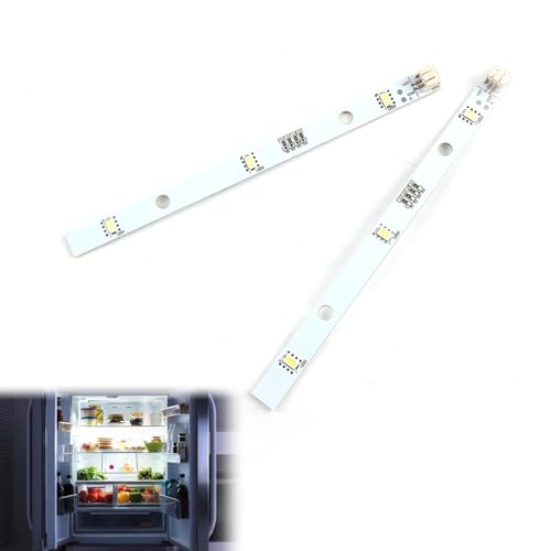 Comioke LED-Lichtleiste, LED Kühlschranklampe für Rongsheng/Hisense Kühlschrank E349766 MDDZ-162A 1629348 DC12V 2W, 2 Stück Lichtleisten für Kühlschrank, Kühlbeleuchtung für Kühlschränke Comioke LED-Lichtleiste, LED Kühlschranklampe für Rongsheng/Hisense Kühlschrank E349766 MDDZ-162A 1629348 DC12V 2W, 2 Stück Lichtleisten für Kühlschrank, Kühlbeleuchtung für Kühlschränke von Comioke