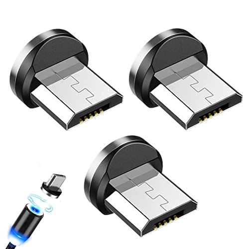 USB Micro Magnetisches Stecker,Micro USB Magnet Adapter,USB Magnet Adapter[3 Stück],Magnet Adapter,Micro USB Magnet,Magnetischer Adapter,Lade Magnet Adapter,Magnet Ladestecker,Magnetische Adapter von Comioke