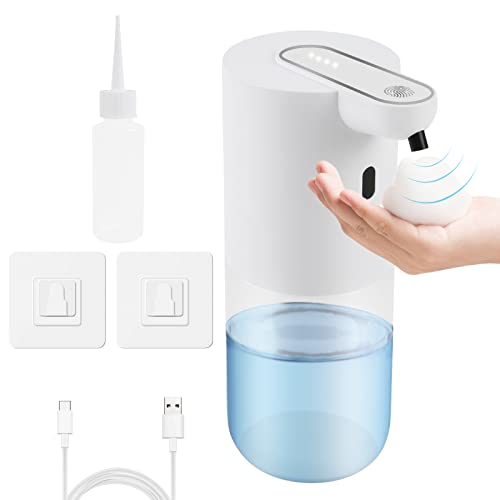 Comius Sharp Automatic Wall Mounted Soap Dispenser, Non-Contact Electric Soap Dispenser with Sensor, 400 ml, IPX5 Waterproof Soap Dispenser for Kitchen and Bathroom White von Comius Sharp