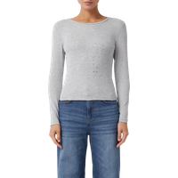 comma casual identity Longsleeve mit Glitzersteinen und aus Viskose comma casual identity Longsleeve mit Glitzersteinen und aus Viskose von Comma Casual Identity