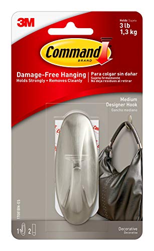 3 m17081bncommand Designer Adhesive hook-command med Nickel Hook 3 m17081bncommand Designer Adhesive hook-command med Nickel Hook von Command