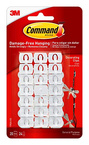 Command Christmas and Fairy Light Decoration Clips (Pack of 20) von Command