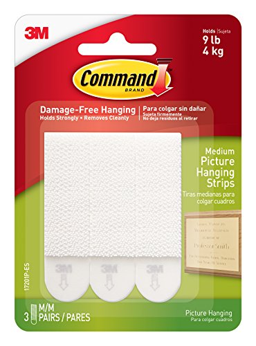 Command 17201P-ES Klebestreifen zum Aufhängen von Bildern, mittelgroß Command 17201P-ES Klebestreifen zum Aufhängen von Bildern, mittelgroß von Command