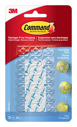 Command Dekorationsclips Mini klar 20 Clips 24 Mini Streifen 17026CLR-C Command Dekorationsclips Mini klar 20 Clips 24 Mini Streifen 17026CLR-C von Command