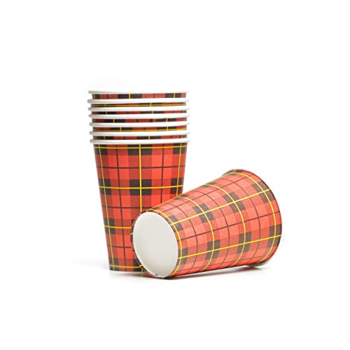 Commerline 2500 Stück 7,5oz/180ml Kaffeebecher to go | Pappbecher Cups Coffee to Go Becher | Kaffee to+go Papierbecher Hartpapier Einwegbecher | Einweg Becher für Kafee/Tee von Commerline