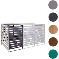 MVG Erweiterung für Mülltonnenverkleidung »MVG-H62«, XL 1er/2er, BxHxT: 67 x 114 x 97 cm, Holz - grau MVG Erweiterung für Mülltonnenverkleidung »MVG-H62«, XL 1er/2er, BxHxT: 67 x 114 x 97 cm, Holz - grau von MVG