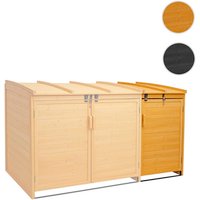 MVG Mülltonnenverkleidung »MVG-H75«, XL 1er/2er, BxHxT: 68 x 120 x 104 cm, Holz - braun von MVG