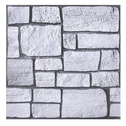 Commomy 3D Wandpaneele Selbstklebend Wandverkleidung Selbstklebend Steinoptik, 10 Stück, 30x30cm, PVC Wandpaneele Steintapete Tapete 3D Wall Panels Commomy 3D Wandpaneele Selbstklebend Wandverkleidung Selbstklebend Steinoptik, 10 Stück, 30x30cm, PVC Wandpaneele Steintapete Tapete 3D Wall Panels von Commomy