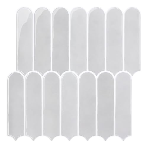 Commomy Upgrade Dickere Klebefliesen Küche Bad 3D Fliesenaufkleber Vinyl Metro Fliesen Selbstklebend Küchenrückwand Wandfliesen Selbstklebend(10 Stück, 30.5 x 30.5 cm) von Commomy