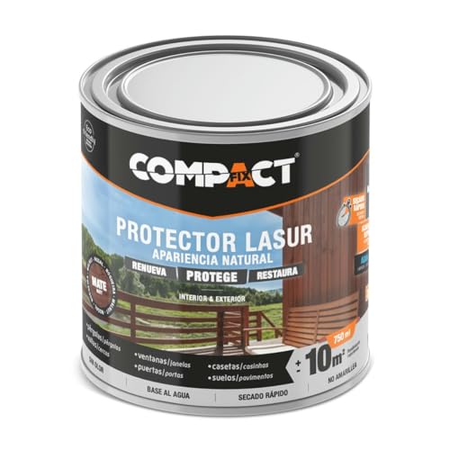 LASUR PROTECTOR MATE 750 ML. CAOBA von Compact