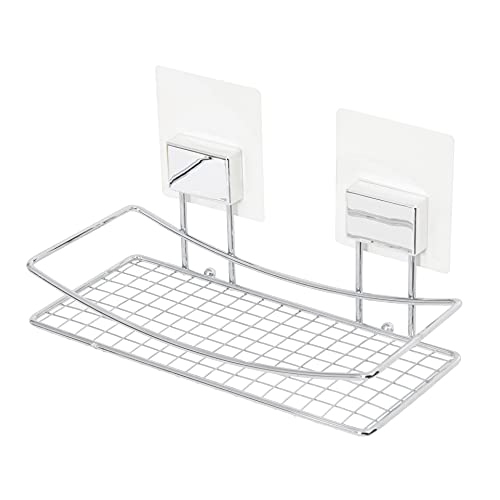 Compactor BESTLOCK Magic Bath Badablage, selbstklebend, 25x11,5x15 cm, Chrom von Compactor