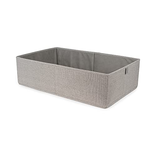 Compactor - Aufbewahrungsbox aus Oxford-Stoff Grau Größe L 56x36x16,5 cm - Faltbare Box mit Griff für Kleidung, Bettwäsche und Accessoires - Ordnungssystem für Schrank und Ankleidezimmer Compactor - Aufbewahrungsbox aus Oxford-Stoff Grau Größe L 56x36x16,5 cm - Faltbare Box mit Griff für Kleidung, Bettwäsche und Accessoires - Ordnungssystem für Schrank und Ankleidezimmer von Compactor