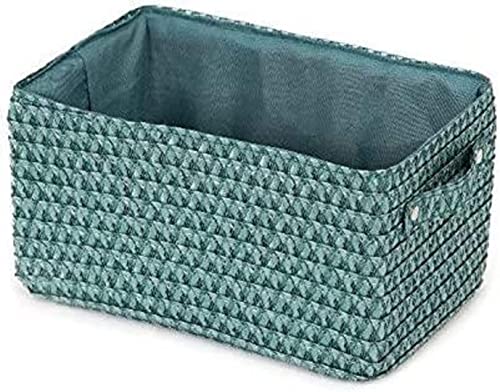 Compactor RAN9699 Lilou Aufbewahrungskorb mit Griff, 23 x 15 x 12 cm, Grün von Compactor