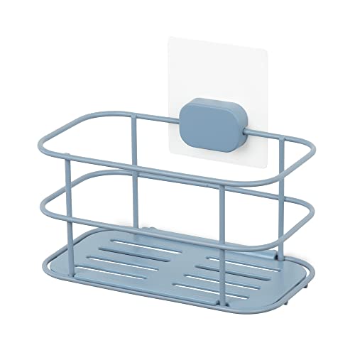Compactor GRENA Wandregal S, 19x11x16 cm, Blau, Selbstklebend, Wasserfest von Compactor