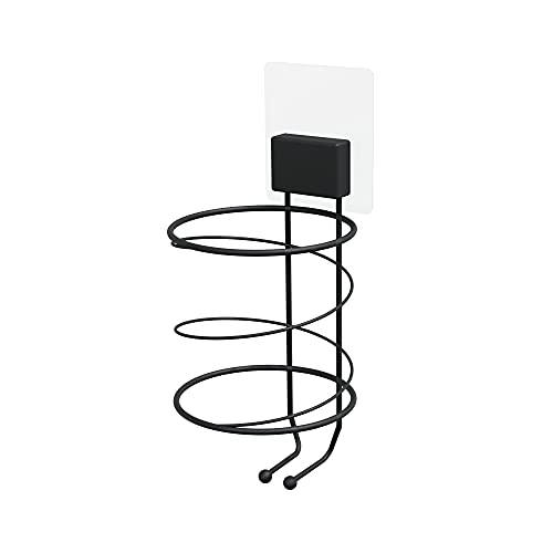 Compactor Bestlock Black Magic Wall Mountable Hairdryer Holder, Self-Adhesive Mounting, Supports up to 2 Kg, Anti-Rust Powder Coated Iron, 11 x 10.5 x 25cm, RAN10204 von Compactor