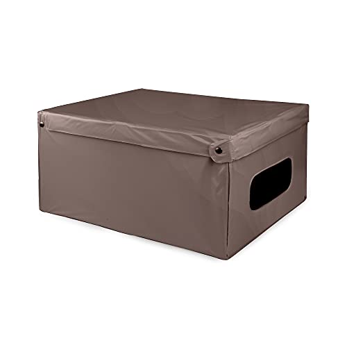 Compactor Hause 25 cm und Smart Karton PVC Box, braun von Compactor