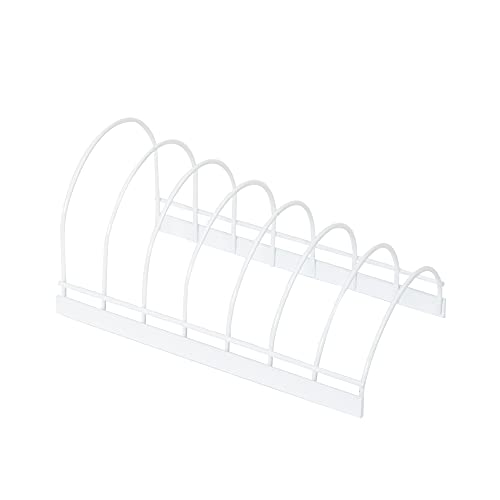 Compactor Weiße Racks RAN7237 - Kleine Kochgeschirr-Aufbewahrung, 24x14x12 cm, weiß von Compactor