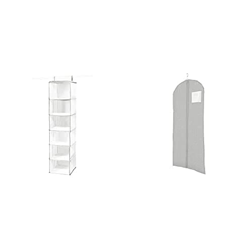 Compactor Kleiderschrank Regal Weiß 30 x 30 x H.128 cm von Compactor