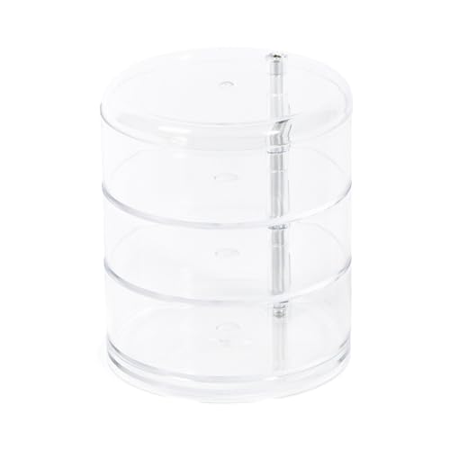 Compactor Kosmetik & Schmuck Organizer Transparent 11.5 x 0.2 x H.13.7 cm RAN6040 von Compactor