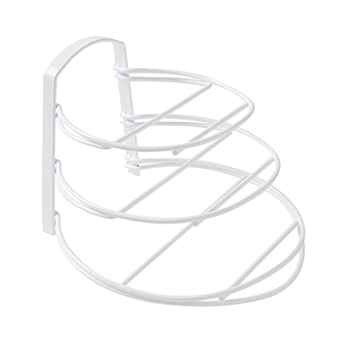 Compactor PERTH Kochtopfhalter - Größe M, Weißer Metall-Draht, 31x29x22,5 cm von Compactor